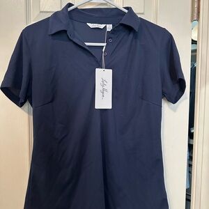 Lady Hagen Deep Blue Polo Shirt